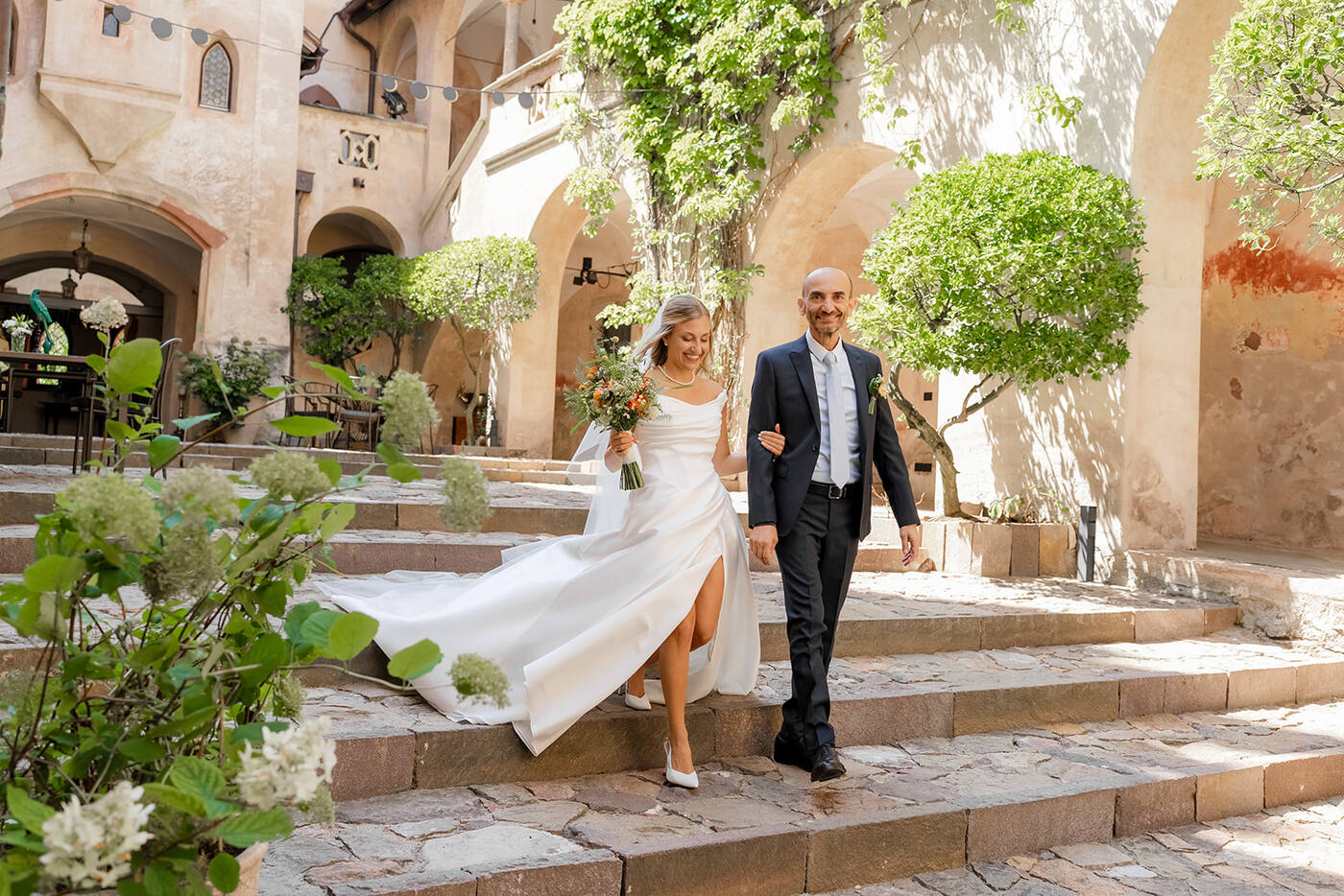 L’arrivo di Martina e Victor a Schloss Freudenstein