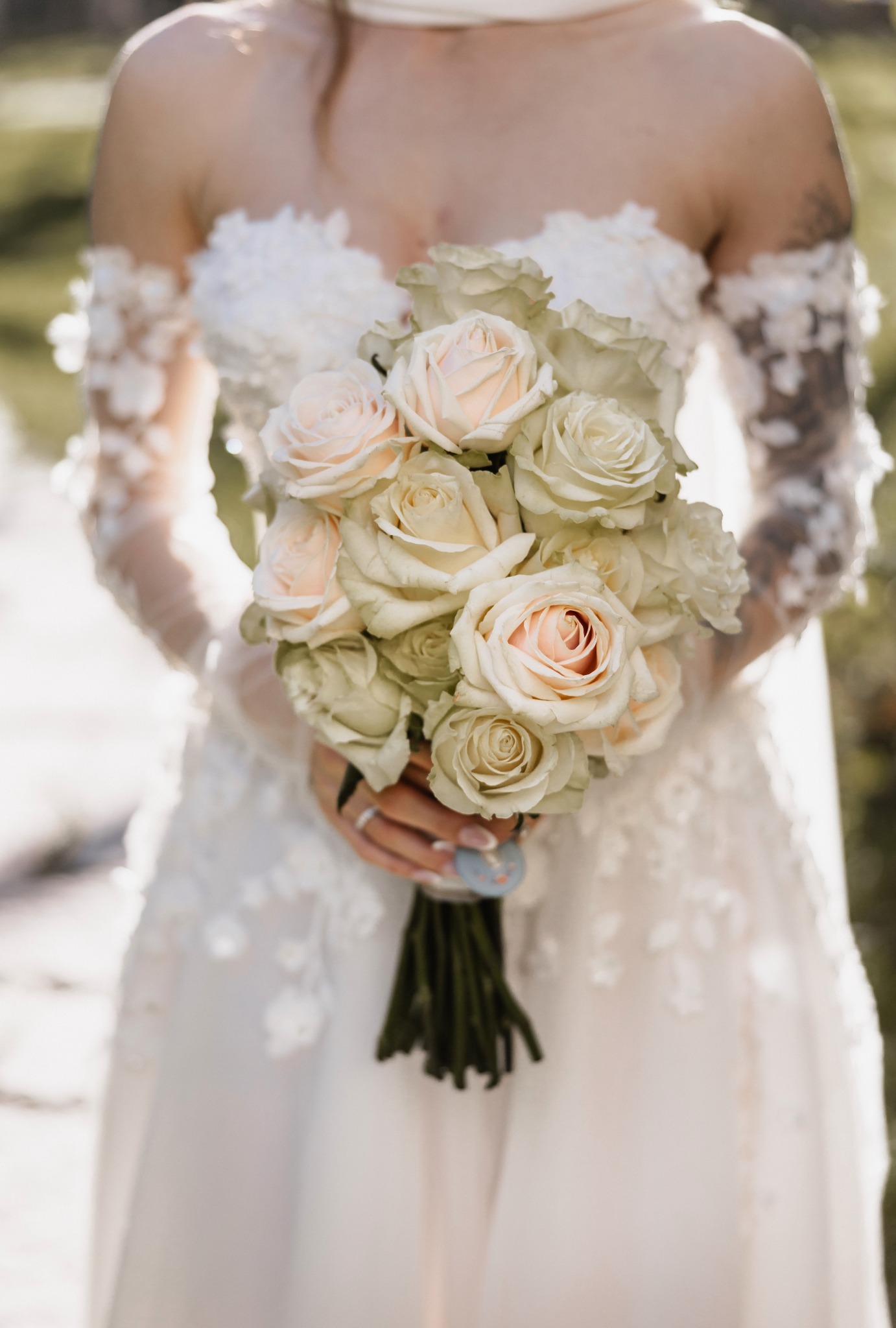 Il bouquet di rose chiare di Sanela